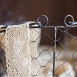 Carrying Storage Basket Iron Round Bucket Home Organizer Storage for Kitchen - Extra Image
