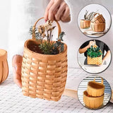 Carrying Basket for Fruit Snacks Storage Organizer Home Kitchen Storage Basket - Top-Down View