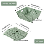 Collapsible Vegetable Washing Basket Foldable for Kitchen Sink - Top-Down View