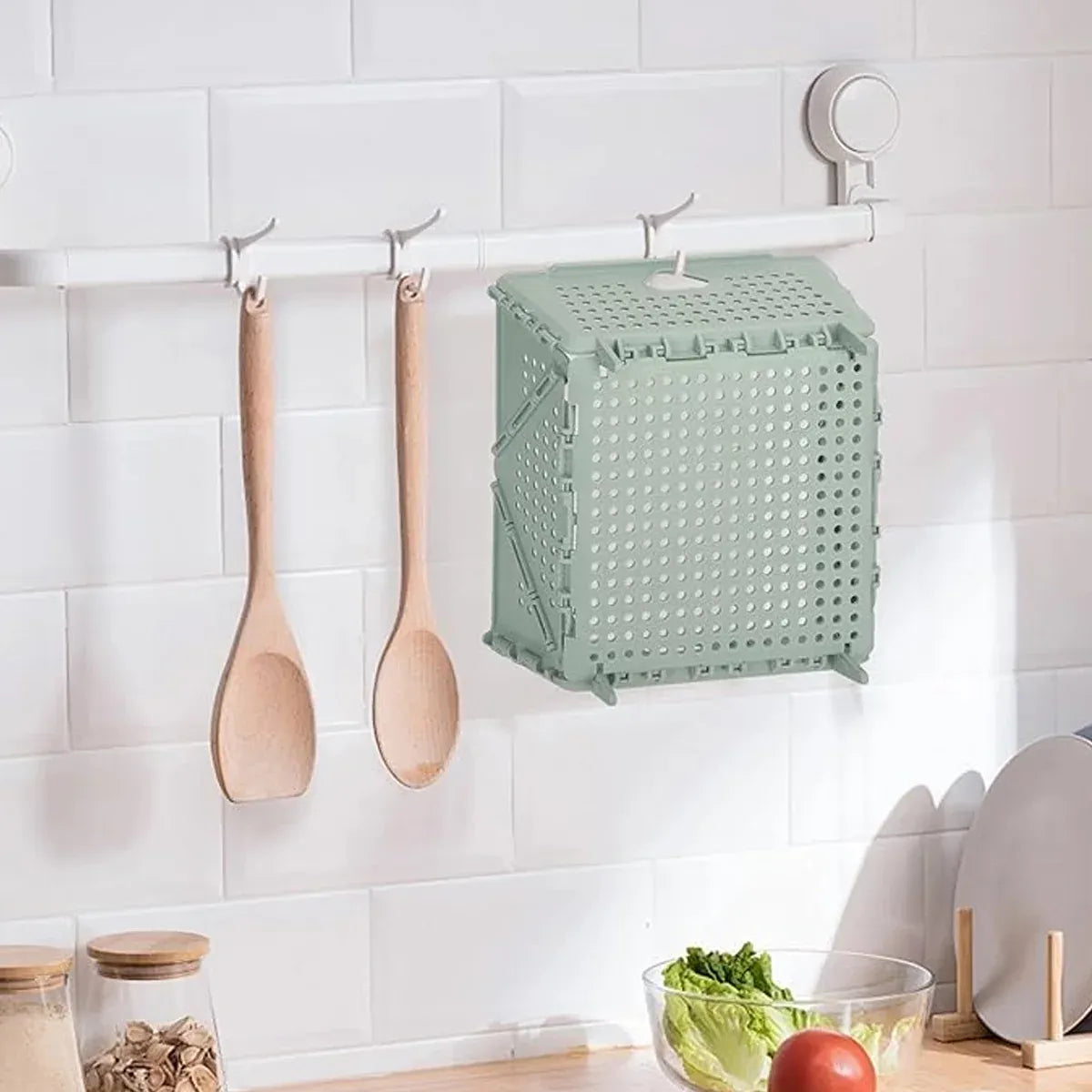 Collapsible Vegetable Washing Basket Foldable for Kitchen Sink