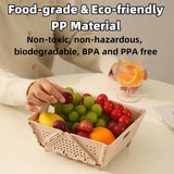 Collapsible Vegetable Washing Basket Foldable for Kitchen Sink - Extra Image