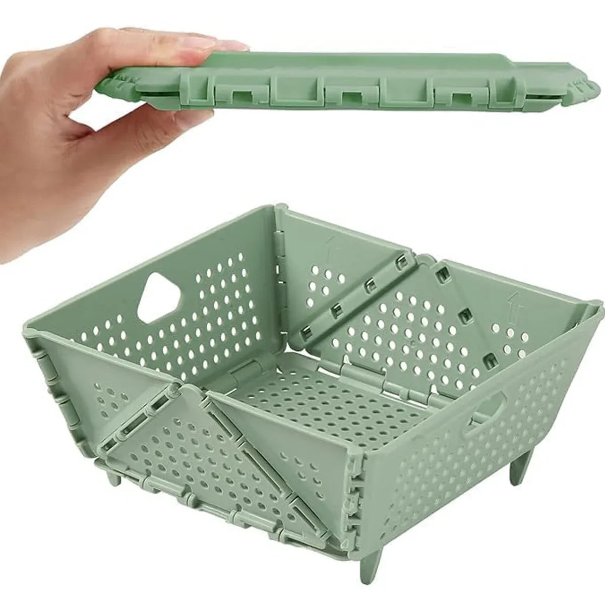 Collapsible Vegetable Washing Basket Foldable for Kitchen Sink