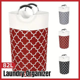 82L Large Capacity Laundry Basket for Dirty Clothes Toy Storage and Organizing - Black - Extra Image