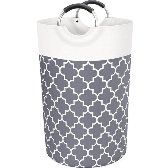 82L Large Capacity Laundry Basket for Dirty Clothes Toy Storage and Organizing - Grey