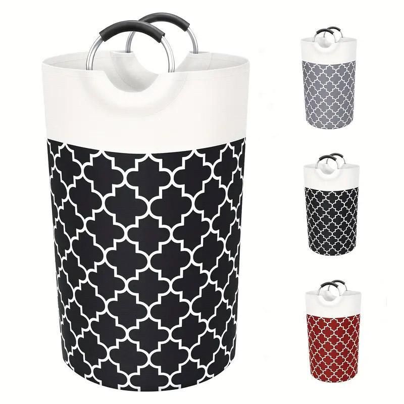 82L Large Capacity Laundry Basket for Dirty Clothes Toy Storage and Organizing - Red