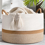 Foldable Large Laundry Hamper Dirty Clothes Basket Space Saving Durable For Home - Yellow