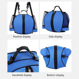 Waterproof Sports Outdoor Basketball Bag Gym Training Equipment Bag Backpack - Top-Down View
