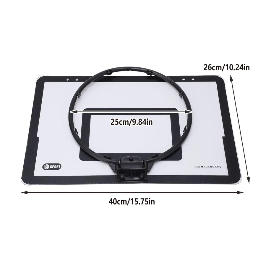 Wall Mounted Foldable Basketball Stand Indoor Outdoor Hoop Frame for Young Players