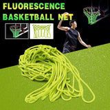 Glow in the Dark Basketball Net Fluorescent Green Luminous Hoop Net 12 Loops