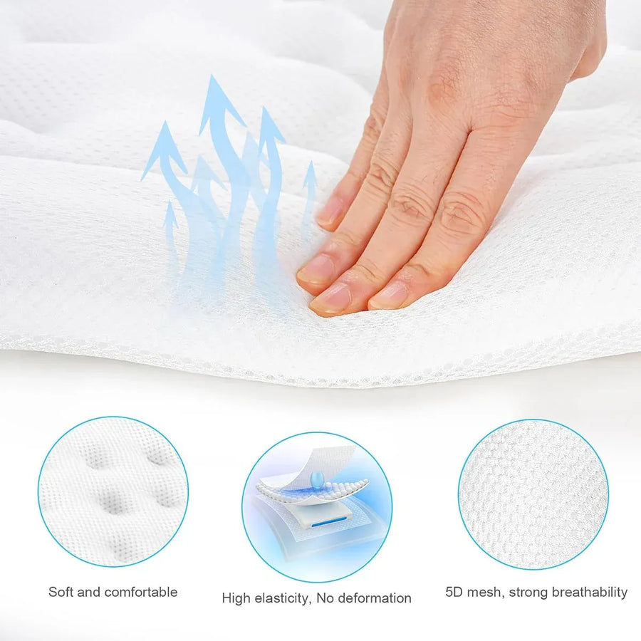 Bathtub Non Slip Comfort Pillow Soft Waterproof for Bathroom Spa