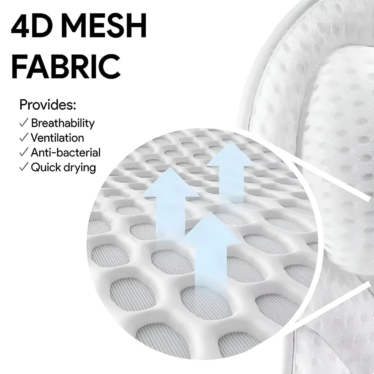 Bath Pillow Non Slip Comfortable Luxury for Bathroom Spa Relaxation