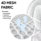 Bath Pillow Non Slip Comfortable Luxury for Bathroom Spa Relaxation - Close-Up Angle