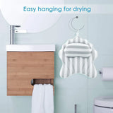Bath Pillow Non Slip Comfortable Luxury for Bathroom Spa Relaxation - Low Angle