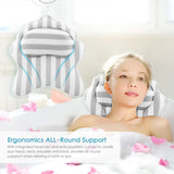 Bath Pillow Non Slip Comfortable Luxury for Bathroom Spa Relaxation - Extra Image