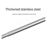 Adjustable Shower Curtain Tension Rod Extendable Closet Pole Rack for Bathroom - Extra Image