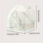 Parrot Bathing Cage Accessories Large Multi Purpose Bird Bathtub Sleeping Nest