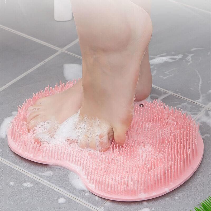Foot Scrubber Massage Pad Shower Exfoliating Brush Cleaning Mat
