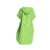 Adult Changing Robe Towel Bath Hooded Quick Dry Beach Towel Poncho Bathrobe - Grey - Low Angle