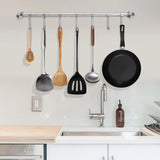 2PCS 304 Stainless Steel Bathroom Towel Hook Wall Mounted Clothes Kitchen Hanger - Low Angle
