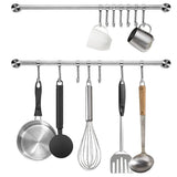 2PCS 304 Stainless Steel Bathroom Towel Hook Wall Mounted Clothes Kitchen Hanger - Extra Image