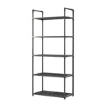 5Tiers Pot Storage Rack Pan Stand Saucepan Holder Cookware Organizer for Kitchen - White