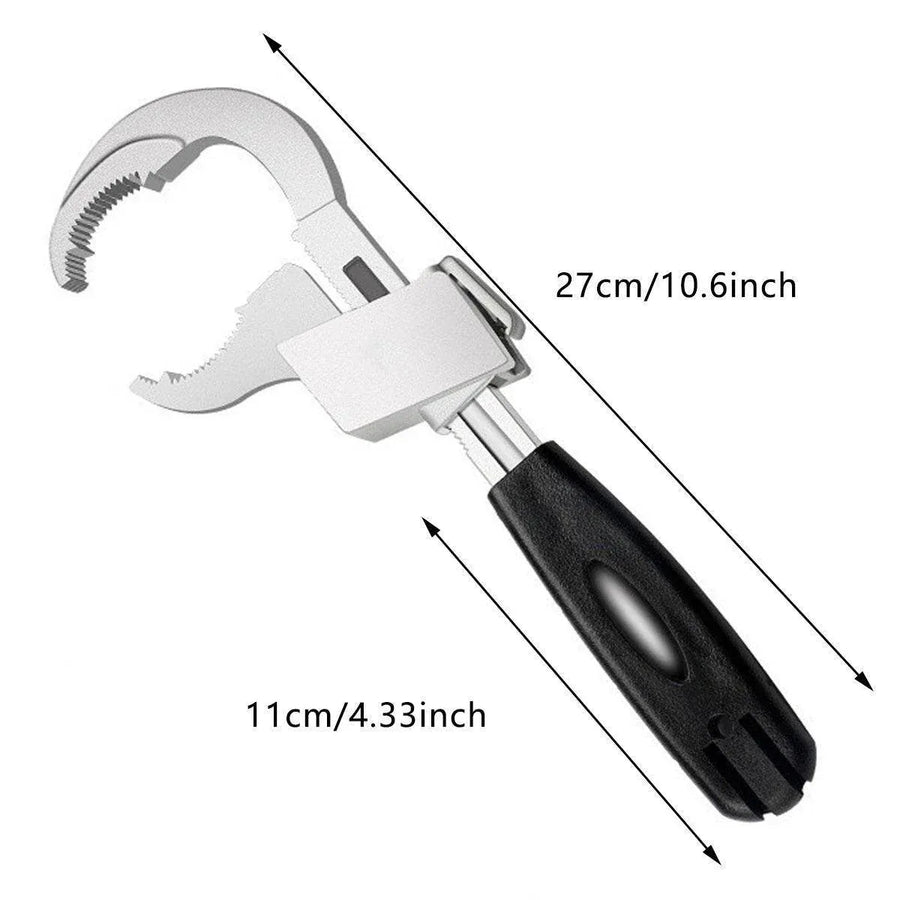 Multifunctional Bathroom Sink Water Pipe Wrench Tool Adjustable Open End Spanner