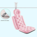 Non-Slip Bath Mat with Cushion Support Universal Bathroom Mat - Low Angle