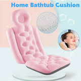 Non-Slip Bath Mat with Cushion Support Universal Bathroom Mat - Extra Image