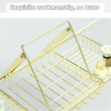 Bathtub Rack Bathroom Storage Shelf Telescopic Adjustable Organiser Tray Home - Silver - Extra Image