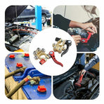 Heavy Duty Car Battery Terminal Clamp 2PCS Quick Release Brass Connector