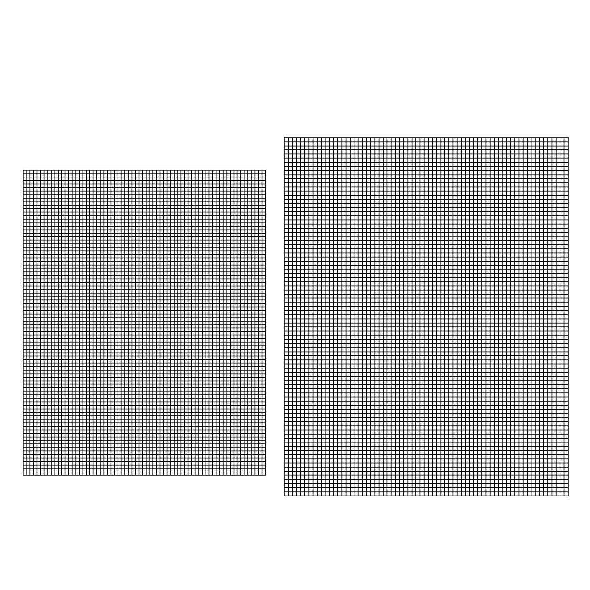 3/6/10PCS Non-Stick BBQ Grill Mat Mesh Liner Cooking Barbecue Sheet Baking Pad - 40X30cm-10PCS