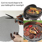 3/6/10PCS Non-Stick BBQ Grill Mat Mesh Liner Cooking Barbecue Sheet Baking Pad - 40X30cm-10PCS