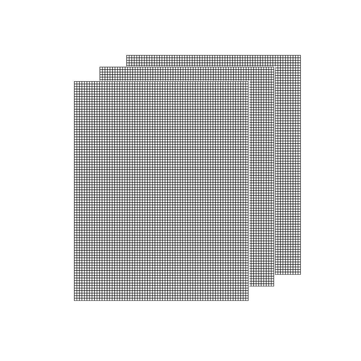 3/6/10PCS Non-Stick BBQ Grill Mat Mesh Liner Cooking Barbecue Sheet Baking Pad - 42X36cm-6PCS