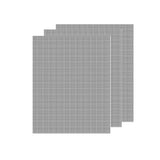 3/6/10PCS Non-Stick BBQ Grill Mat Mesh Liner Cooking Barbecue Sheet Baking Pad - 42X36cm-6PCS - Rear View