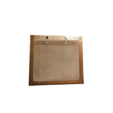 24x14CM BBQ Grilling Mesh Reusable Bag Outdoor Camping Barbecue Grill Mats Cooking Pads - Black - Close-Up Angle