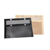 BBQ Mesh Grill Bag 27x22cm Non Stick Reusable Barbecue Grilling Basket Net - Copper - Front View