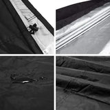 Waterproof Bbq Cover Heavy Duty Rain Gas Barbeque Smoker Grill Protector L/XL/XXL - L - 45-Degree Angle