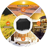 Waterproof Bbq Cover Heavy Duty Rain Gas Barbeque Smoker Grill Protector L/XL/XXL - XXL