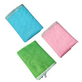 Sand Free Beach Mat Blanket Sand Proof Magic Sandless Sand Dirt & Dust Disappear - Blue - Side View