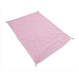 Sand Free Beach Mat Blanket Sand Proof Magic Sandless Sand Dirt & Dust Disappear - Blue - Close-Up Angle