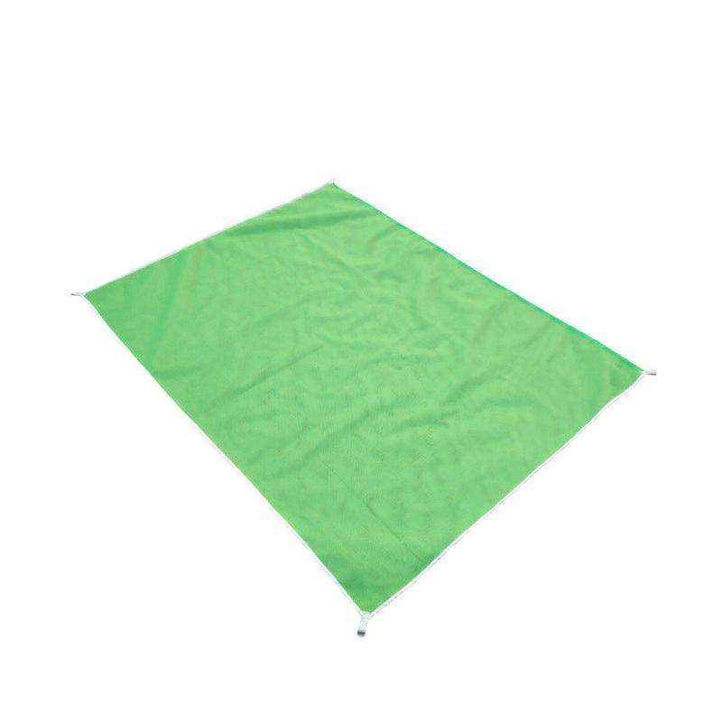 Sand Free Beach Mat Blanket Sand Proof Magic Sandless Sand Dirt & Dust Disappear - Green