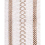 Cotton Linen Table Runner with Knot Tassel Bed End Towel Long Tablecloth Mat - Beige