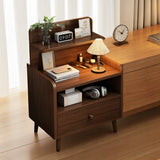 Small Solid Wood Nightstand Bedside Table Bedroom Storage Side Table - Extra Image