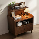 Small Solid Wood Nightstand Bedside Table Bedroom Storage Side Table - Extra Image