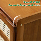 3-Layer Drawer Bedroom Nightstand Large Storage Stable Structure Space Saving - 45-Degree Angle