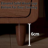 Wood Mini Bedside Table with Drawer and Shelf Compact Space Saving - Extra Image