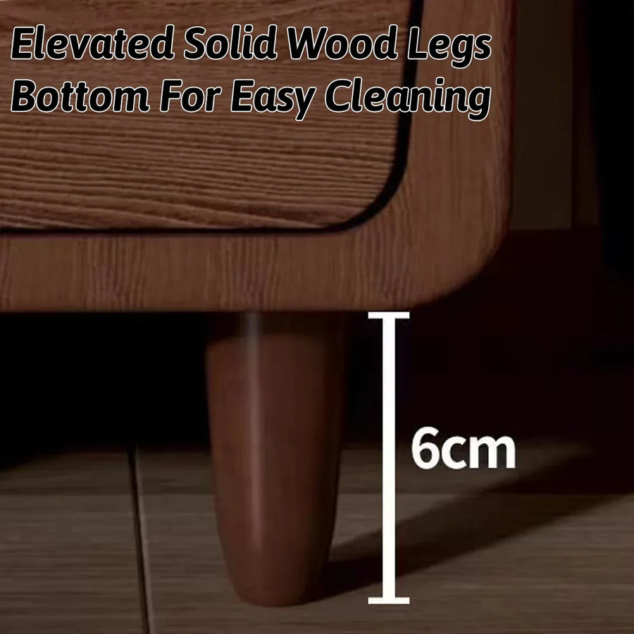 Wood Mini Bedside Table with Drawer and Shelf Compact Space Saving