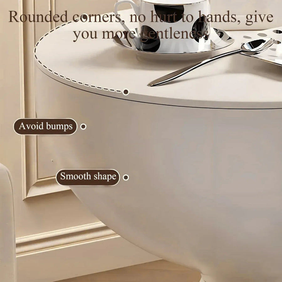 Plastic Bedside Table Sofa End Table Storage Rack Movable Coffee Table Mini Bear
