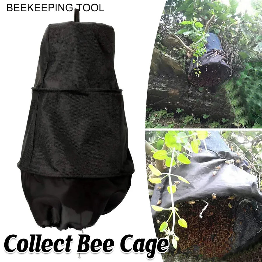 Bee Collecting Cage Bag Beekeeping Tool Mesh Cloth Net for Swarm Hive Catching