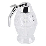 Honey Syrup Dispenser with Stand Bottom Flow Trigger Jar for Kitchen Use